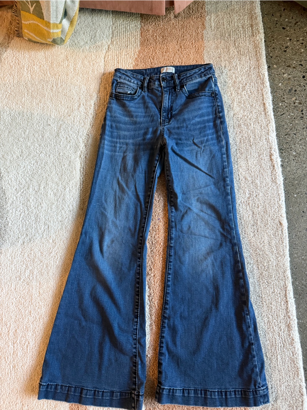 Shyanne Dark Blue Flare Jeans